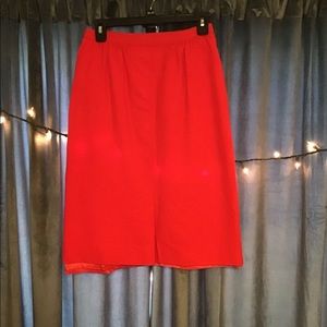 Vintage Red Wool Pendleton skirt